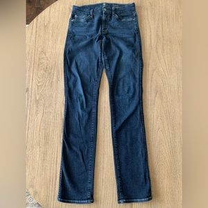 7 For All Mankind Kimmie Straight Leg Jeans - Size 28